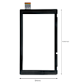 Miniatyrbild 4 av 4: Touch Touchpad Ersätt för för Nintend Switch Controller Black