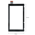 Miniatyrbillede 4 af 4: Touch Touchpad Erstat for for Nintend Switch Controller Black