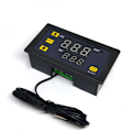Miniatyrbillede 3 af 5: Mini digital temperaturregulator termostatregulator 12v