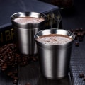 Miniatyrbillede 3 af 5: 80ml dobbeltvægge rustfrit stål kop isolering kaffe kop White