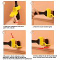 Miniatyrbilde 4 av 5: Edger Paint Brush Husverktøy for Vindusrammevegg