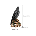 Miniatyrbillede 1 af 8: Skeletter dekorative figurer Katte og krager statuer A1