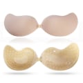 Miniatyrbilde 4 av 5: Stroppløs silikon Push Up Invisible BH Selvklebende Plus Siz Nude C