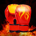 Miniatyrbillede 2 af 8: Børneboksehandsker Børnetræning Punching Kickboxing tilbehør red