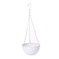 Miniatyrbillede 1 af 5: Balkon Kæde Ophæng ers Urtepottekurv Imiteret Rattan Vi White