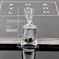 Pikkukuva 1 / 5: 1 PC Hartsi Goldfish Charms Small Fish In Water Bag -riipus B
