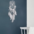 Pikkukuva 3 / 5: Fancy Dream Catcher LED-valonauhalla ontto vanne Heart Sha White with light