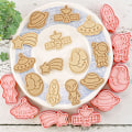 Miniatyrbillede 1 af 5: 8 stk./sæt Space Astronaut Biscuit Form 3D Cartoon Cookie Form