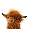 Pikkukuva 5 / 5: Simulaatio Highland Cow -eläinpehmolelu Pehmeä Täytetty Leikki