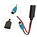 Miniatyrbilde 3 av 5: 1Pc bil Bluetooth trådløs musikkadapter for Alpine Radio AUX onesize