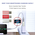 Pikkukuva 2 / 8: 1 PC USB Type-C Data Blocker Juice Jacking Gray