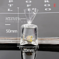 Pikkukuva 1 / 5: 1 PC Hartsi Goldfish Charms Small Fish In Water Bag -riipus E