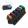 Pikkukuva 1 / 5: 6 Way Circuit Standard ATO Blade Sulakerasia DC Auton sulakelohko Hol
