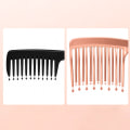 Miniatyrbillede 5 af 8: Dobbelt Rækket Stor Tandet Kam WideToothed Fluffy Comb