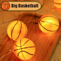Miniatyrbillede 5 af 8: Basketball Decor String Lights