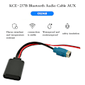 Miniatyrbillede 1 af 5: 1Pc bil Bluetooth trådløs musikadapter til Alpine Radio AUX onesize