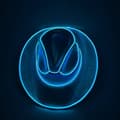 Disco Luminous Cowboy Hat Hehkuva Light Bar Cap Blue
