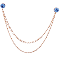 Pikkukuva 5 / 5: Rhinestone Tupsuketju Rintaneula Pin Puit Paita Rintanappi Corsage Col White