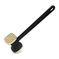 Miniatyrbillede 8 af 8: Steak Hammer Dobbeltsidet Kød Mørning Kød Pounder Hammer Silver
