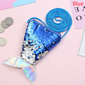 Pikkukuva 1 / 5: Mermaid Tail Paljetit Kolikko Kukkaro Tyttöjen Lompakko Laukut Rahapidike Blue