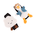Miniatyrbild 7 av 8: 1/2PCS Bilhandbromshylsa Växelspaksknopp Cover A7 duck 1set