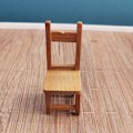 Miniatyrbillede 3 af 5: 1:12 Dukkehus Miniature Stol Ryg Stol skammel Model