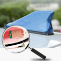 Miniatyrbilde 3 av 8: Universal Car Roof Top Mount Shark Fin Antenne Signalforsterker A3