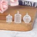 Pikkukuva 1 / 5: 3 kpl / set 1:12 nukkekodin miniatyyri nukketarvikelelu Transparent