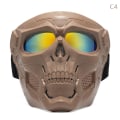 Pikkukuva 1 / 7: Moottoripyörän suojalasit naamio Tuulenpitävät Skull Motocross -lasit C4