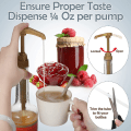 Miniatyrbilde 4 av 5: 5 Stk Kaffe 750ML Dispenser Sirup Pumpe Topper Disp 5pcs