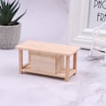 Miniatyrbild 3 av 5: Dockhus Miniatyr tebord Modell DIY Möbeldekor