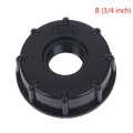 Miniatyrbillede 1 af 5: 1/2" 3/4" 1" gevind IBC Tank Adapter Postevandsstik Udskift as the picutre B (3/4 inch)