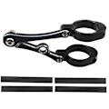 Miniatyrbillede 1 af 5: Motorcykel Forlygte Bracket Montering Clamp Gaffel Tube Holde Black
