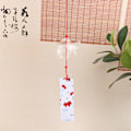 Miniatyrbillede 1 af 8: Wind Chime Chimes Glas Guldfisk Have Hængende Decor Transparent