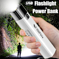 Pikkukuva 4 / 5: 2 IN 1 990000LM Ultra Bright LED-taskulamppu taskulamppu ulkokäyttöön Black
