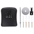 Miniatyrbilde 1 av 5: Veggmontert nøkkel Secret Box Oppbevaring Organizer Lås Box Black