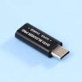 Miniatyrbild 1 av 8: 1 PC USB Type-C Data Blocker Juice Jacking Black