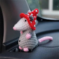 Miniatyrbillede 8 af 8: e Possum Bil Charm Bil Ornamenter Til Bak Spejl A3