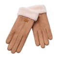 Miniatyrbilde 6 av 8: Motehansker Høst Vinter Furry Varm Full Finger C