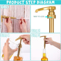 Miniatyrbilde 5 av 5: 5 Stk Kaffe 750ML Dispenser Sirup Pumpe Topper Disp 5pcs
