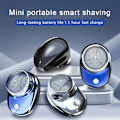 Pikkukuva 2 / 8: Sähköinen parranajokone Kannettava Razor Travel Attire USB ladattava Light blue