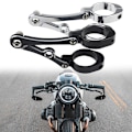 Miniatyrbillede 2 af 5: Motorcykel Forlygte Bracket Montering Clamp Gaffel Tube Holde Silver