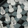 Miniatyrbillede 4 af 8: 1 sæt Craft krystalglas skaksæt Anti-brudt skakspil