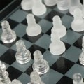 Pikkukuva 4 / 8: 1Set Craft Crystal Glass Chess Set Murtumaton shakkipeli