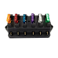 Pikkukuva 5 / 5: 6 Way Circuit Standard ATO Blade Sulakerasia DC Auton sulakelohko Hol
