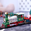 Miniatyrbillede 5 af 5: Juletog Elektrisk Legetøj Juletræ Decor Toglegetøj 39*30*5cm