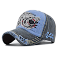 Pikkukuva 1 / 8: Shark Color Block Vintage Pesty Cotton Baseball Cap sky blue
