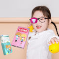 Pikkukuva 4 / 5: 6 kpl/laatikko Kids Occlusion Eye Patch Amblyopia Care Pink Left Eye