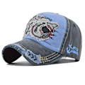 Pikkukuva 7 / 8: Shark Color Block Vintage Pesty Cotton Baseball Cap wine red