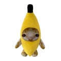Miniatyrbillede 1 af 8: Banan Cat Happy Cat Plys Legetøj Banana Cat Doll Legetøj B